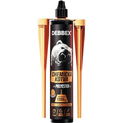 Den Braven - Chemická kotva POLYESTER, kartuše 380 ml, šedá – Hledejceny.cz