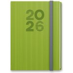 Baloušek Vigo A5 Týdenní 2026 zelený – Zboží Dáma