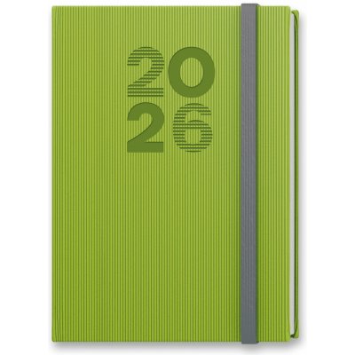 Baloušek Vigo A5 Týdenní 2026 zelený – Zboží Dáma
