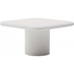 Kave Home Addaia 135 x 135 cm zahradní jídelní stůl Bílý cementový – Hledejceny.cz