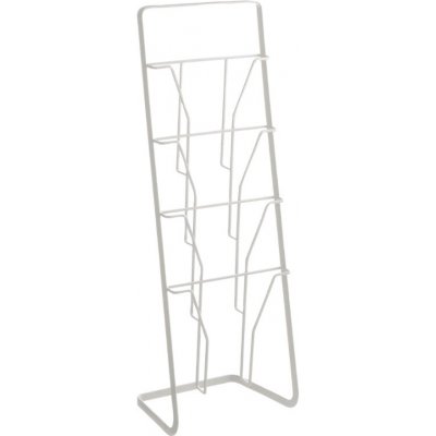 Yamazaki Tower 71 cm Bílý kovový stojan na časopisy – Hledejceny.cz