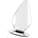 LoveToy Flawless Clear Anal Plug 4.5″, průhledný 11,4 x 5,7 cm – Zboží Dáma