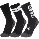 Under Armour ponožky UA Perf Tech Nov 3pk Crew-BLK 1379515-002 – Zboží Dáma