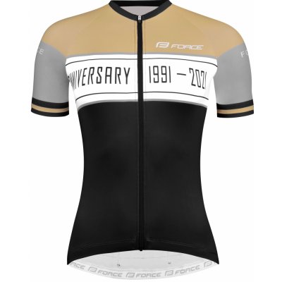 Force ANNIVERSARY krátký rukáv černo-zlatý – Zboží Dáma
