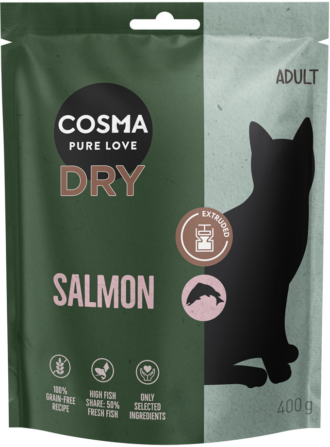 Cosma krmivo suchý losos 0,4 kg