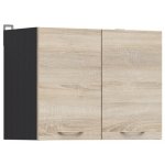 BRW Skříňka G2D/80/57 kuchyň Junona, wenge/dub Sonoma – Sleviste.cz