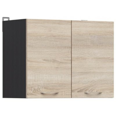 BRW Skříňka G2D/80/57 kuchyň Junona, wenge/dub Sonoma – Sleviste.cz