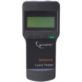 Gembird Zkoušečka kabelů Digital network cable tester RJ45 (Cat 5E, 6E, coaxial, telephone)