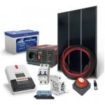 Solarfam ostrovní sestava180Wp 12V baterie 100Ah měnič 230VAC 600W 4280339 – Sleviste.cz