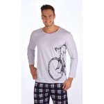 Velké kolo pyžamo dlouhé šedé – Zboží Dáma