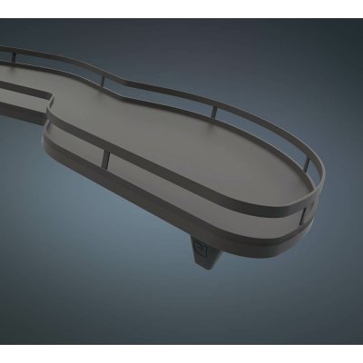 Kesseböhmer KES LEMANS Arena Style police antracit 450 mm pravý – Hledejceny.cz