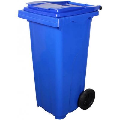 TAVOBAL plastová popelnice 120 l modrá – Zboží Mobilmania