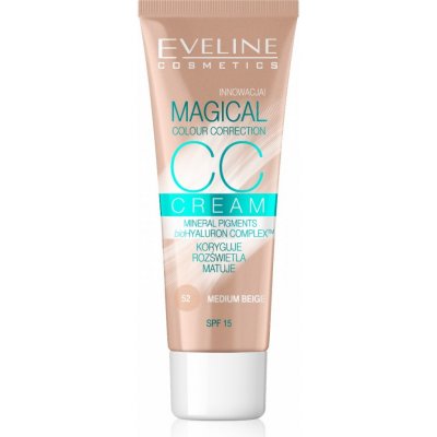 Eveline Magical CC multifunkční tónovací krém 52 medium beige 30 ml – Hledejceny.cz