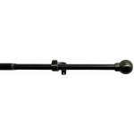 Záclonová souprava roztažitelná Koule 16/19mm černý nikl, 120 - 230 cm – Hledejceny.cz