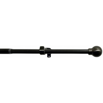 Záclonová souprava roztažitelná Koule 16/19mm černý nikl, 120 - 230 cm – Hledejceny.cz