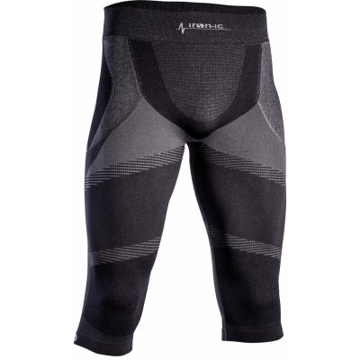 Iron-ic Pánské funkční 3/4 legíny Black – Zboží Dáma