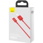 Baseus CALYS-A09 Superior USB - Lightning 2,4 A, 1m, červený – Sleviste.cz