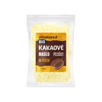 Allnature Kakaové máslo BIO 100 g – Hledejceny.cz