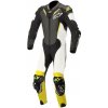 Kombinéza na motorku Jednodílná kombinéza Alpinestars Atem V3 černá/bílá/žlutá