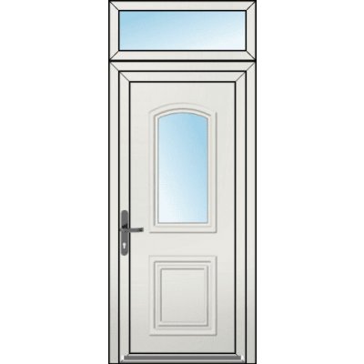 OknaDvereNaMiru.cz Vchodové dveře 3D Vera 1 + Nadsvětlík 90 x 220 cm – Hledejceny.cz