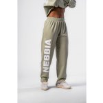 Nebbia Volné baggy tepláky BOYFRIEND STYLE 432 light green – Zboží Dáma