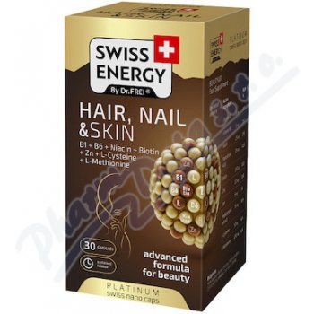 Swiss Energy Hair Nail and Skin 30 kapslí