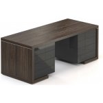 Rauman Lineart 200 x 85 cm + 2x kontejner jilm tmavý / antracit – Sleviste.cz