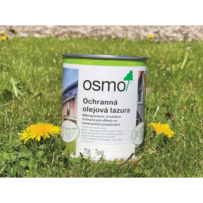 Osmo 708 Ochranná olejová lazura 0,75 l Teak – Hledejceny.cz