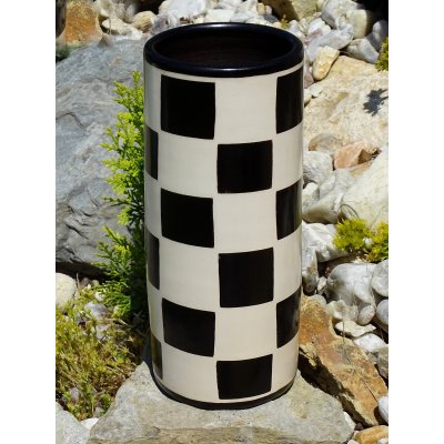 Dekorativní váza velká (šachy, 25 cm) – Hledejceny.cz