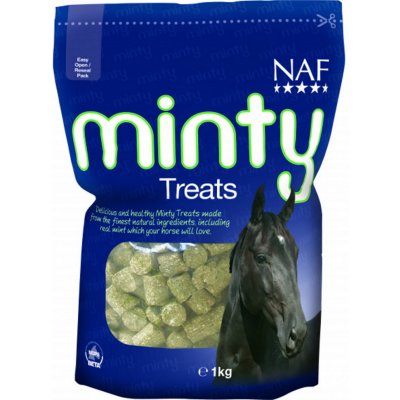 NAF Pamlsky pro koně Minty treats mátové 1 kg – Zboží Dáma