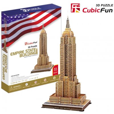 CubicFun 3D Puzzle Empire State Building 55 ks – Zbozi.Blesk.cz