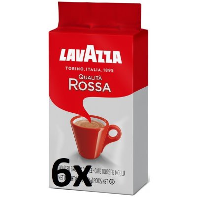 Lavazza Qualita Rossa mletá 6 x 250 g