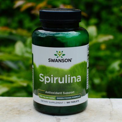 Swanson Spirulina 500 mg 180 tablet