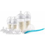 Philips Avent novorozenecká startovní sada Natural Response +sada saviček transparentní – Zboží Mobilmania