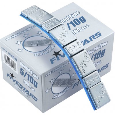 Redats 01-02-38, Lepicí ocelová závaží na hliníkové disky 5/10 g, sada 100 ks | Zboží Auto