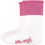 Little Angel Ponožky froté Outlast Bílá/růžová – Sleviste.cz