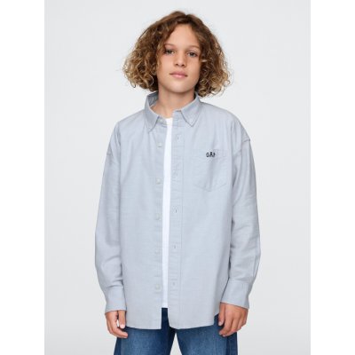 GAP chlapecké dětská oversize košile Oxford 605359-01 – Zboží Dáma