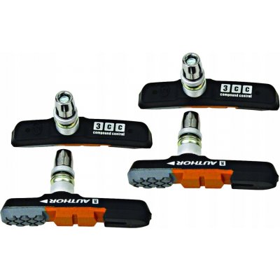 Brzdové destičky gumové Author MTB destičky Author ABS-3CC pro V-Brake – Hledejceny.cz