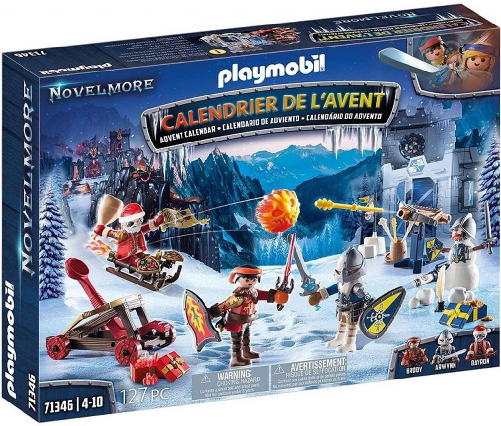 Playmobil Novelmore 71346 Adventní kalendář Boj na sněhu