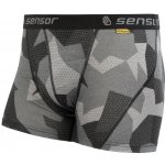 Sensor MERINO IMPRESS pánské trenky černá/camo – Zboží Dáma