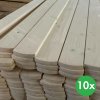 Plotovky, zakulacená horní část, balení 10 ks, 20x95x1200 mm