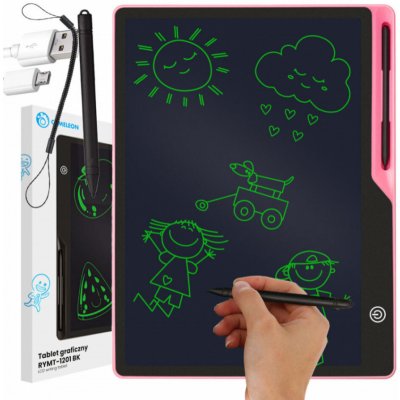 Grafický tablet pre deti s vymazaním jedným tlačidlom 16 ružový