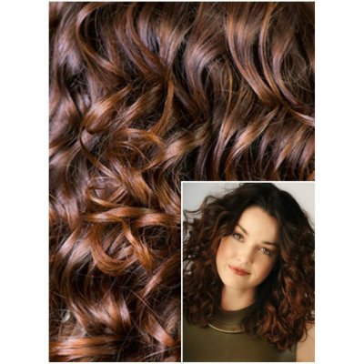 KUDRNATÉ DELUXE Clip in 50cm REMY lidské vlasy STŘEDNĚ HNĚDÉ