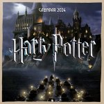 CurePink Oficiální nástěnný Harry Potter 16 měsíců SQ 30 x 30 60 cm [CP24094] 2024 – Zboží Mobilmania