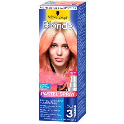 Schwarzkopf Blonde barva na vlasy ve spreji Candy Cotton růžová 125 ml od  31 Kč - Heureka.cz
