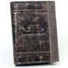 Peněženka Always Wild Vertikální peněženka s přihrádkou na zip, přírodní kůže