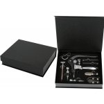 Darčeková sada na otváranie vína premium 11 dielna čierna – Sleviste.cz