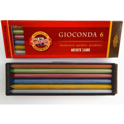 Koh-i-noor tuhy metalické GIOCONDA 6 ks v krabičce – Zbozi.Blesk.cz