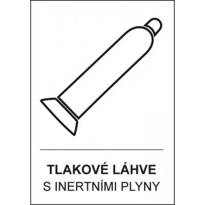 Tlakové láhve s inertními plyny - Bezpečnostní tabulka 03260 druh – Zbozi.Blesk.cz