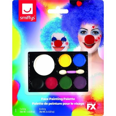 Barvy na obličej 7 barev šteteček – Zboží Dáma